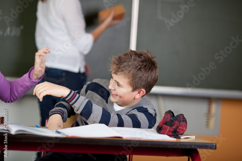 schüler machen quatsch