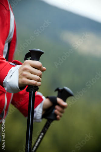 Nordic Walking in mountains