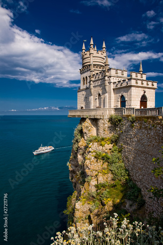 The well-known castle Swallow's Nest near Yalta