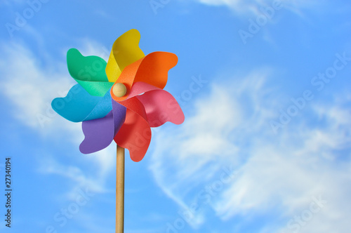 Pinwheel On a Blue Sky