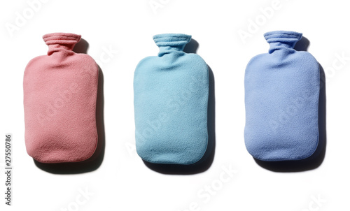 multi colour hot water bottles