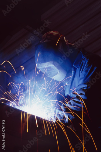 welding sparks