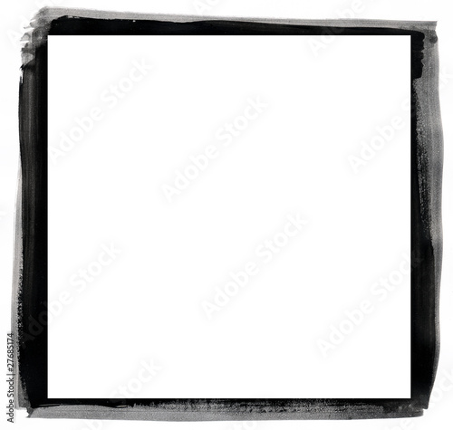 Grunge black and white frame