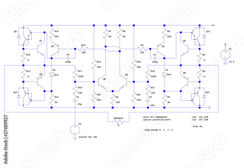 Electrical schematic diagram