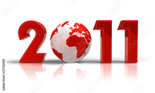 New Year 2011 concept