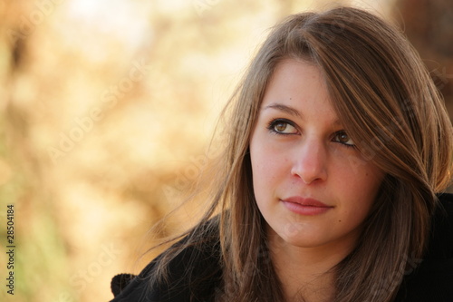 jeune fille, portrait