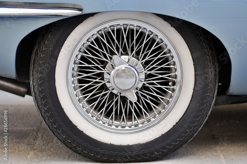 Sports Car Wheel from a E-Type Jaguar