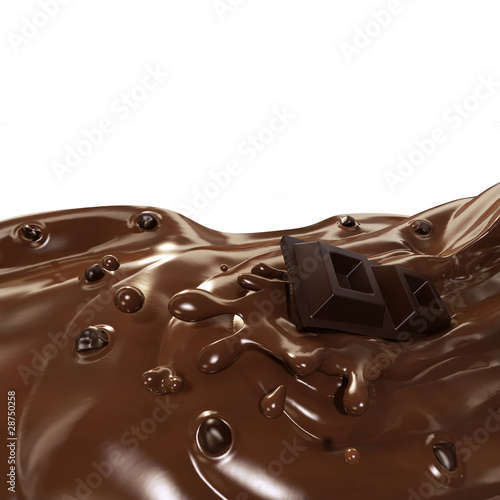 Crema di cioccolato fuso con granella
