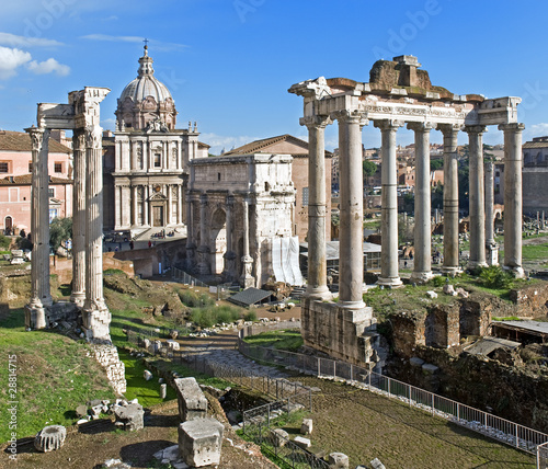 Foro Romano, Arco di Settimio Severo, Roma