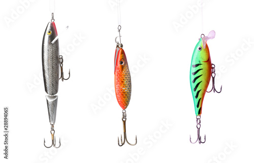 Five fishing lures