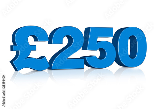 3D £250 Pounds