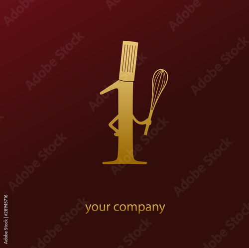 logo entreprise, chef cuisinier