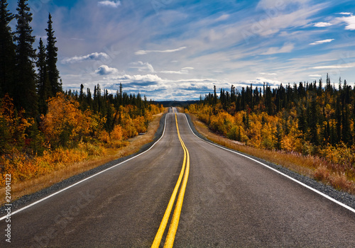 Alaska Yukon Highway endlose Weite
