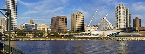 Morning panorama of Milwaukee
