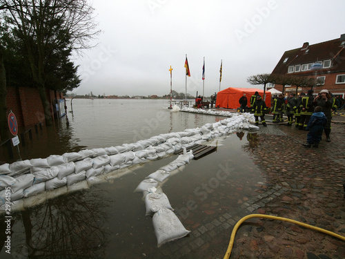 Hochwasser in Lauenburg/Elbe 2011