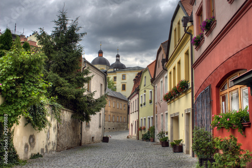 Piękna zabytkowa zabudowa czeskiego miasta Olomouc