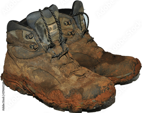 Muddy Walking Boots