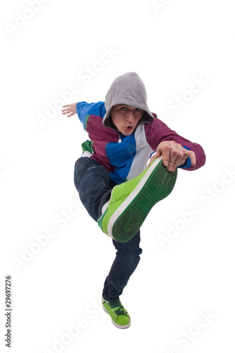 stylish and cool breakdance style dancer