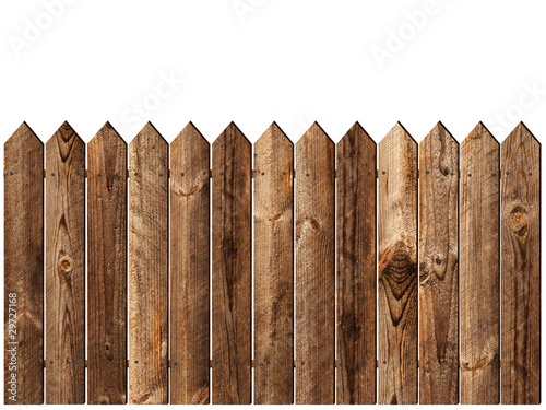 wooden fence