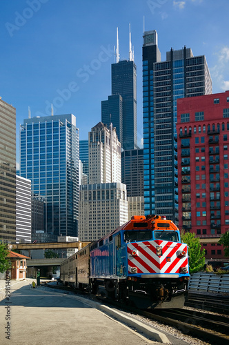 Chicago Metra Train