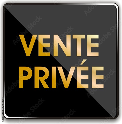 bouton vente privée