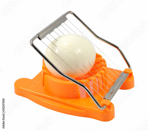 isolated egg slicer