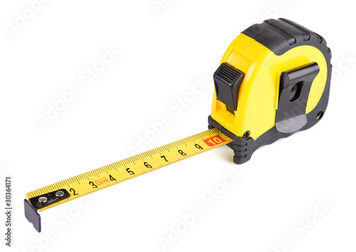 tape measure isolated on white