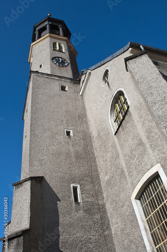 Wieża kościoła w Lubawce