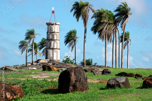 Dreyfus's tower in Kourou, French Guiana.