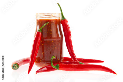 Red hot chili peppers paste