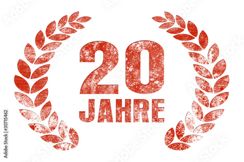 stempel 20 JAHRE