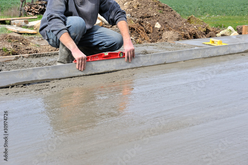 réalisation d'une dalle en béton