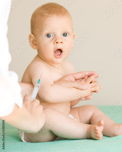 baby and injection