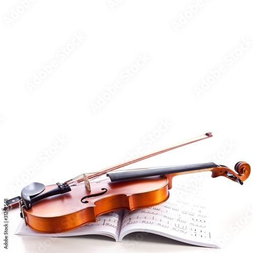 Violin and bow