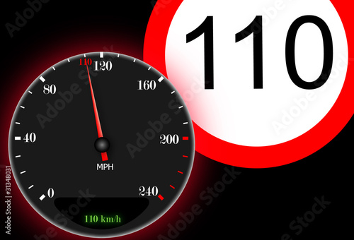 110 km/h velocidad máxima