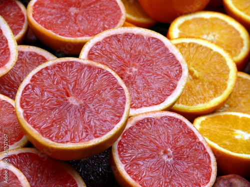 grapefruit and orange backroung