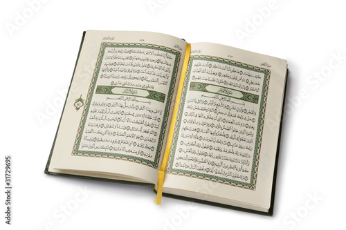 Open Koran book