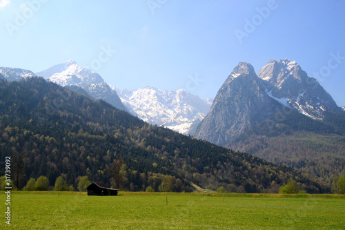Berglandschaft in Garmisch: Alpspitze / Zugspitze