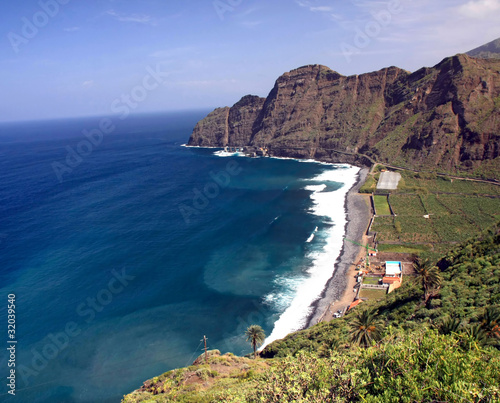 Landscape on La Gomera, Canary island,Spain