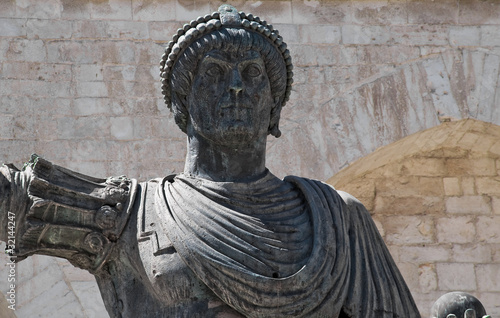 The Colossus of Barletta. Apulia.