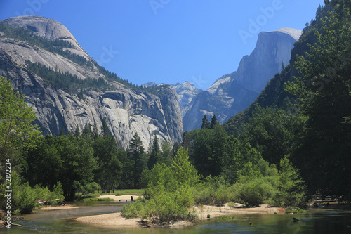 Yosemite Valley im Sommer 2010 mit Blick auf Half Dome