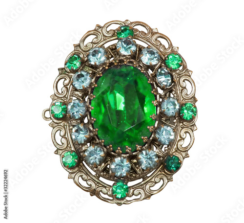 Old-fashioned brooch