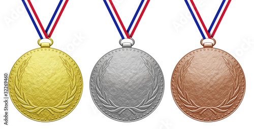 Gold, Silver & Bronze Medals