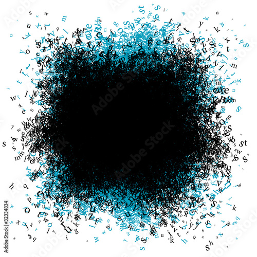 Explosion of letters