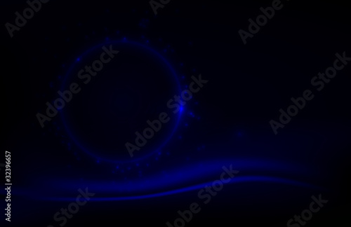 background with circles light. abstract ball blue.