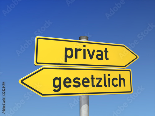 Wegweiser privat gesetzlich