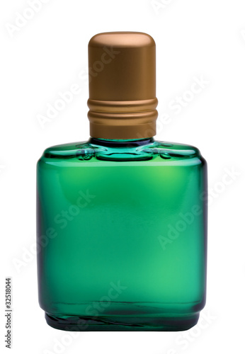 isolated cologne bottle