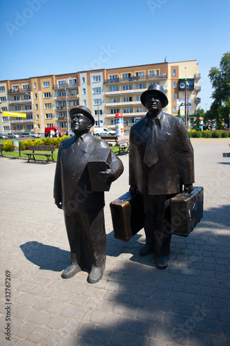 Pomnik Kargula i Pawlaka,Toruń,Poland