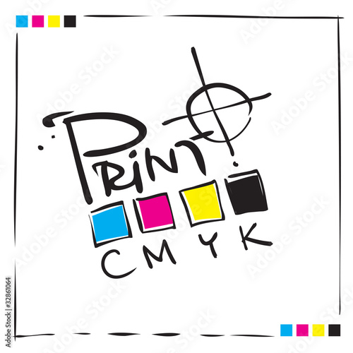 Logo CMYK Print concept design
