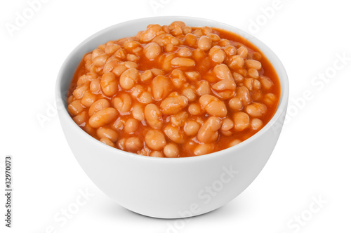 Baked beans portion